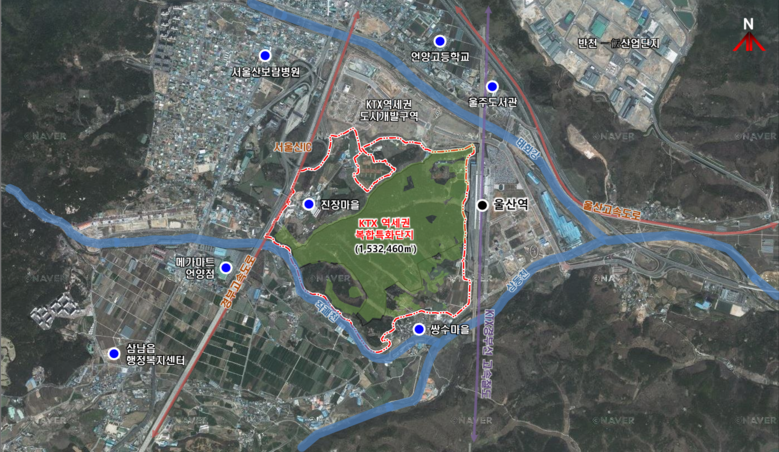 울산시, 토지거래허가구역 재지정