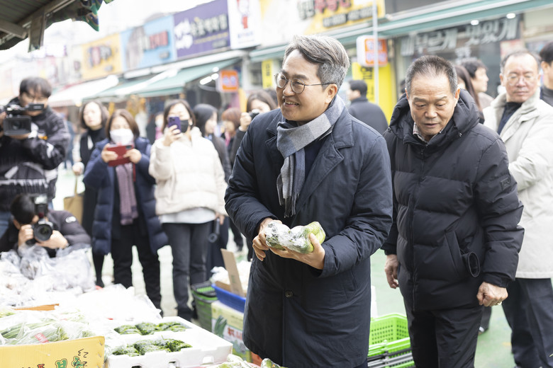 김동연 지사, 폭설 피해 의왕 도깨비...
