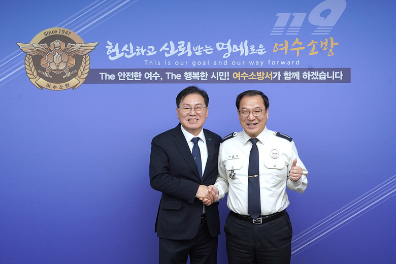 정현구 여수시 부시장, 유관기관 현장...